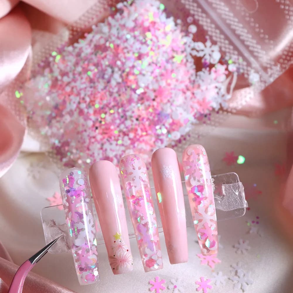 Holographic Laser Stars Sequins Glitter For Epoxy Resin Filling Shiny Pentagram Paillettes DIY Jewelry Keychains Crafts Making