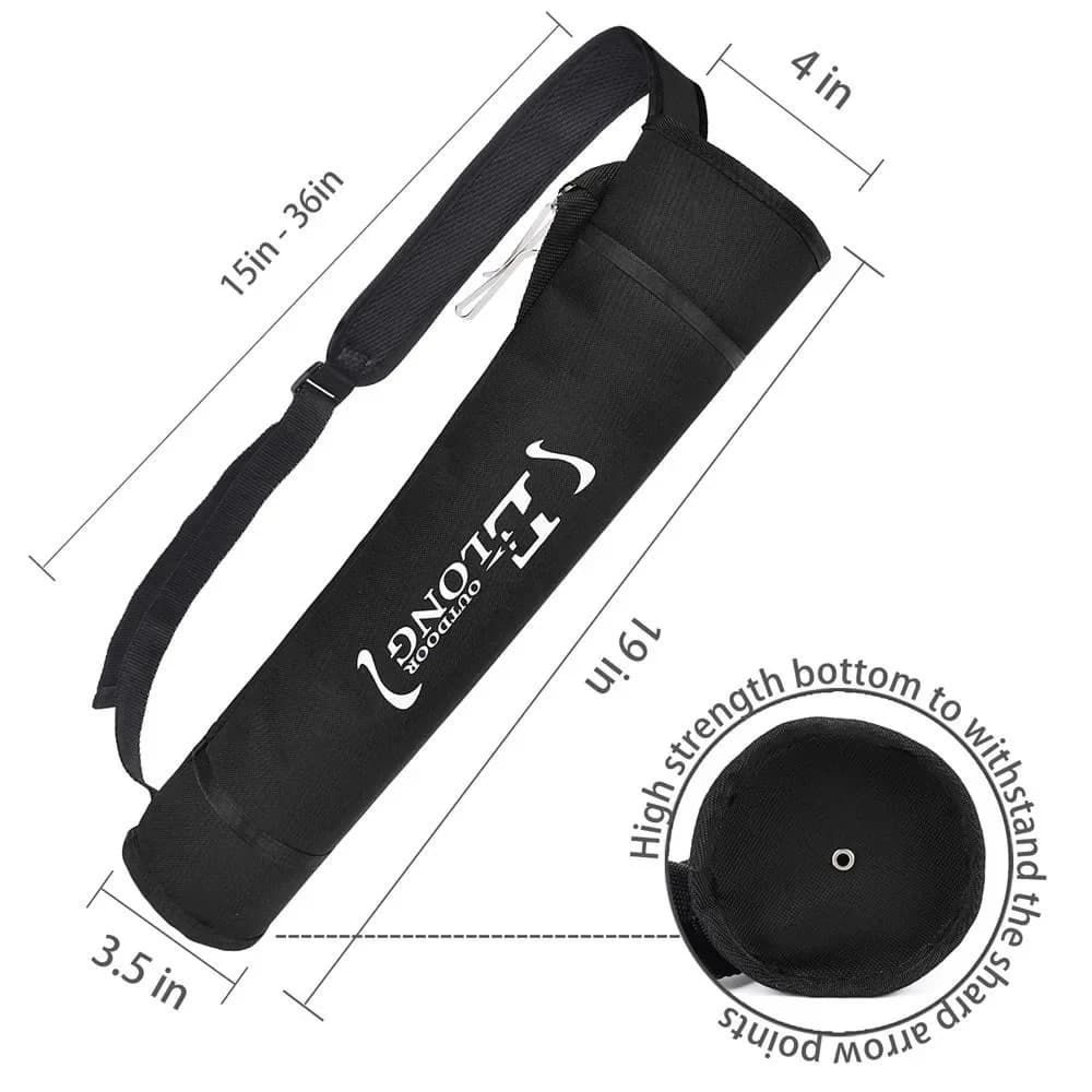 1 pz. Borsa Portafrecce da Tiro con l'Arco, Portafrecce da Schiena e da Fianco per Pratica di Tiro e Accessori