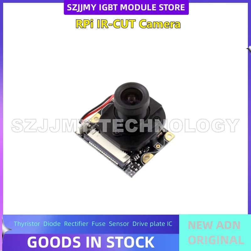 Raspberry Pi 4B/3B+Camera Night Vision IR-CUT Module OV5647 with adjustable focus NEW ORIGINAL IN MAGAZZINO