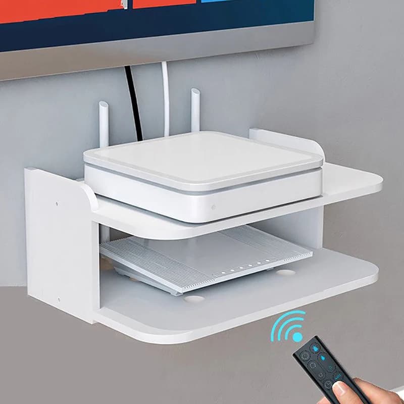 2 Level Floating Pads for Wi-Fi Router, Multi-Port, Set-top Box, Cable and Organizer