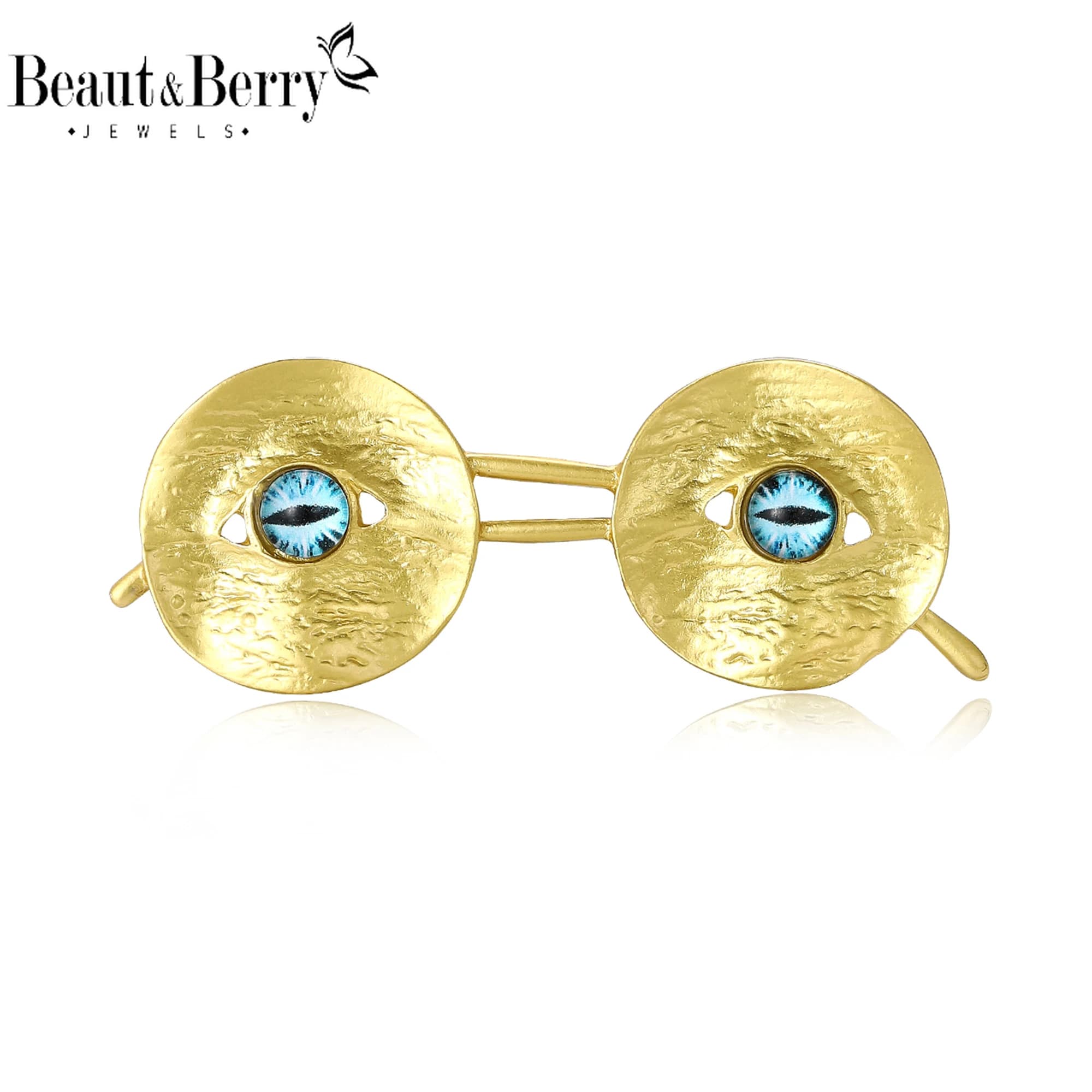 Beaut&Berry Spille per occhiali vintage smaltate per donna Spille per occhi unisex Amici Regali per feste Banchetto Accessori per gioielli