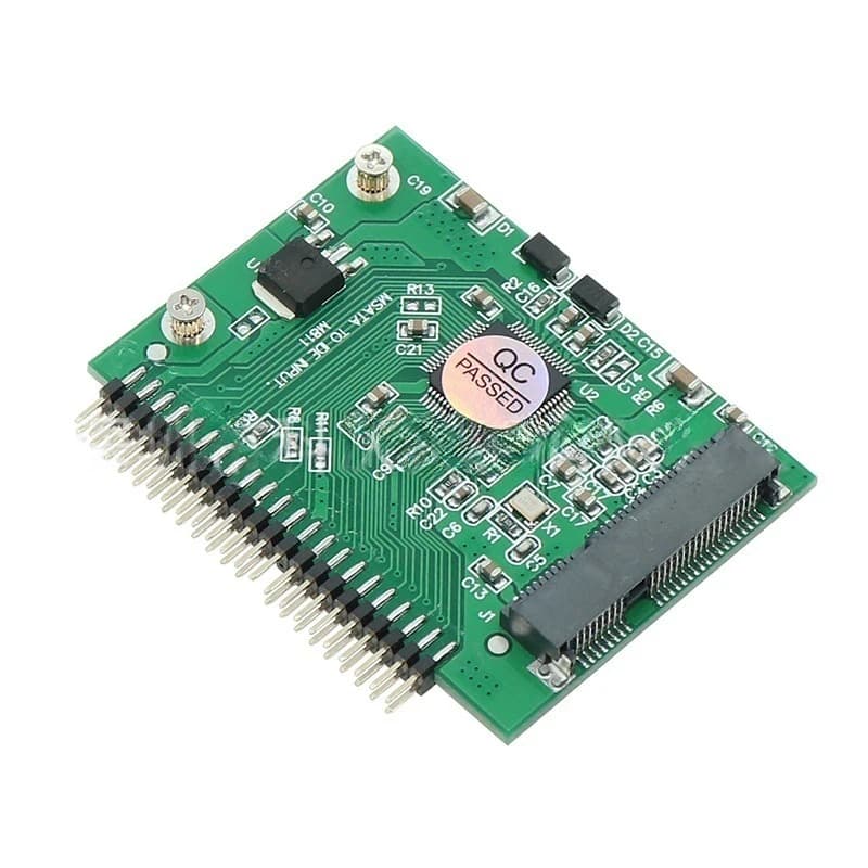Scheda di conversione da mSATA SSD a IDE, adattatore Mini PCI-e a IDE 2.5 pollici 44 PIN 5V per espansione memoria laptop