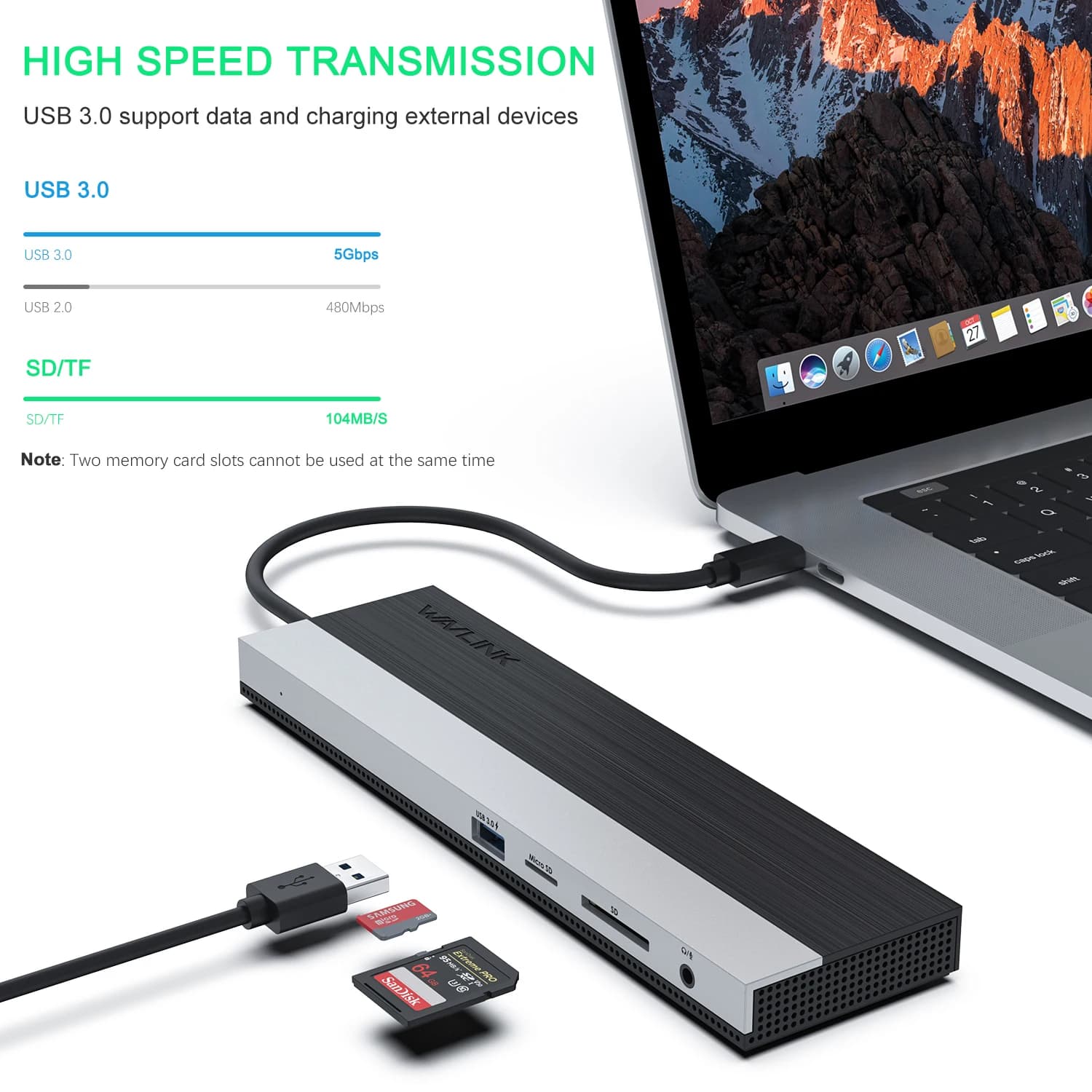 Docking station 4K Hub USB doppio compatibile HDMI 4K/DVI/VGA USB-C Hub 100W PD per laptop/telefono MacBook Pro