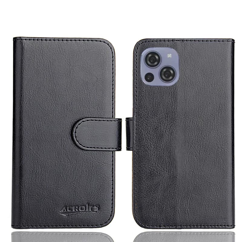 Cwowdefu S18 Custodia 6 colori Moda Portafoglio Flip Slot per schede Custodia protettiva in pelle Borse per telefono
