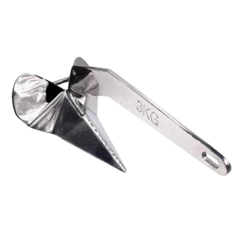 Accessori Ancora Triangolare in Acciaio Inox 316 per Barche da Pesca, Barche d'Assalto, Accessori Marini, Ancora Delta