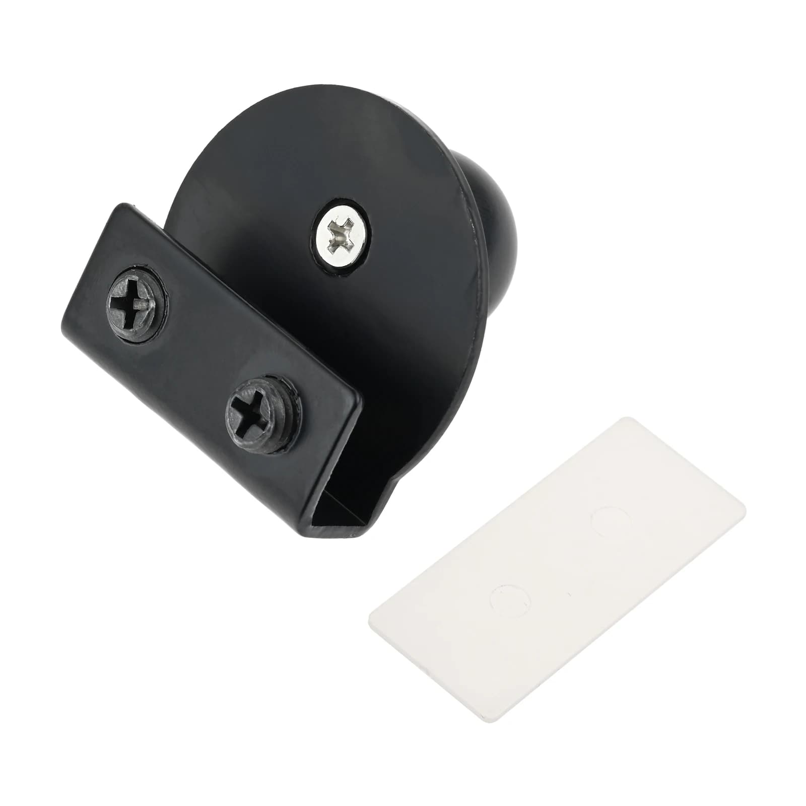 1/2 pezzi maniglia per porta in vetro accessori hardware strumenti manopola nera decorazione della casa adatta per porte in legno armadi vetrine