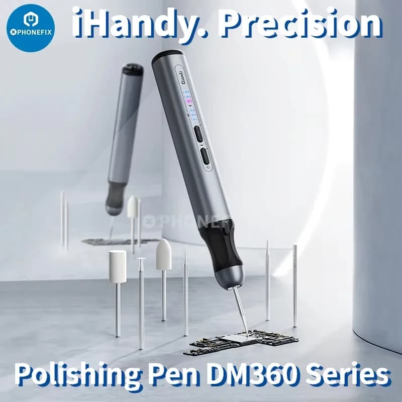 Qianli Penna elettrica molatura Ricarica intelligente Penna incisione Telefono CPU IC Lucidatura Taglio reticolo Rimozione OCA LCD Kit utensili rotanti senza fili USB Penna incisione lavorazione legno Fai da te