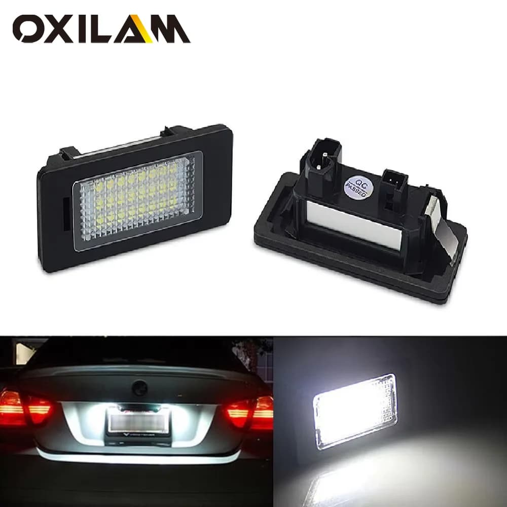 2 pz Canbus Ha Condotto La Luce Della Targa per BMW E39 E60 M5 E70 X5 E90 E92 E93 M3 E91 E61 touring E71 E72 X6 Accessori Ha Condotto La Lampada Auto
