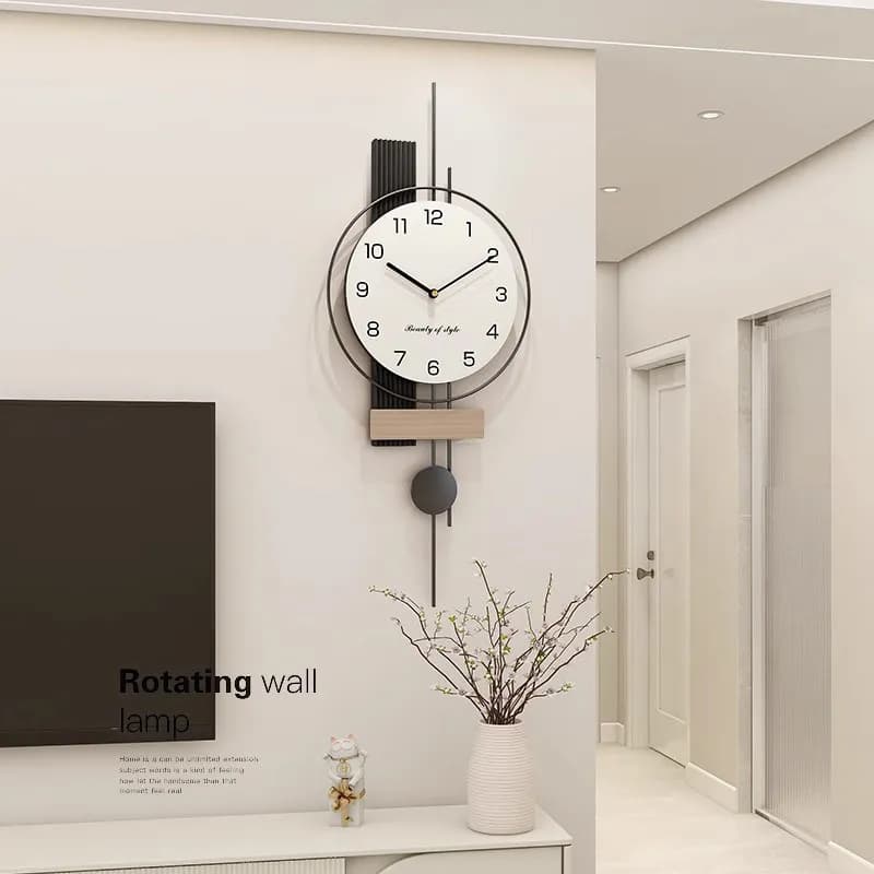 Metal Upgrade Fashion Wall Clock Premium Elegant Nordic Modern Digital Clock Bedroom Design Horloge Murale Home Decor Items