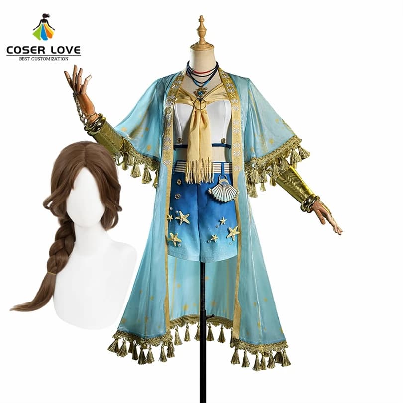 Identity V Fiona Gilman Sacerdote Capo Honorario Costume Cosplay Copricapo Carnevale Halloween Outfit