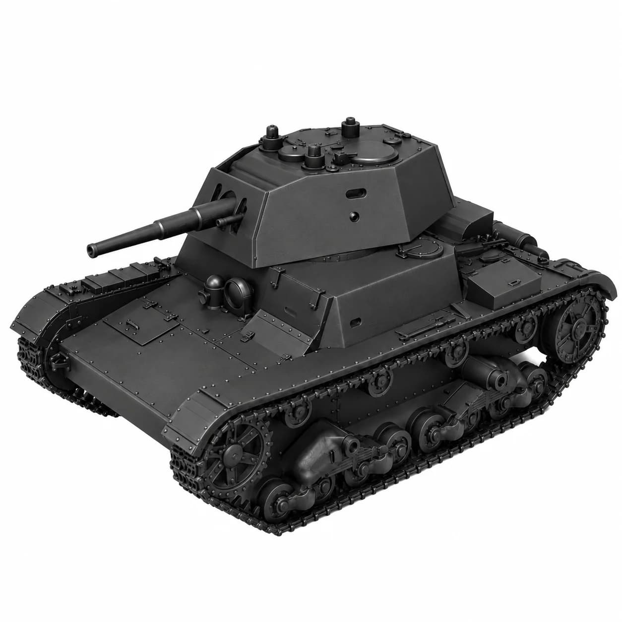 SSMODEL 1/72/ 1/100 1/144 1/200 Multi-Scale T-26E v2 Soviet light tank Resin Model Kit TSS0066