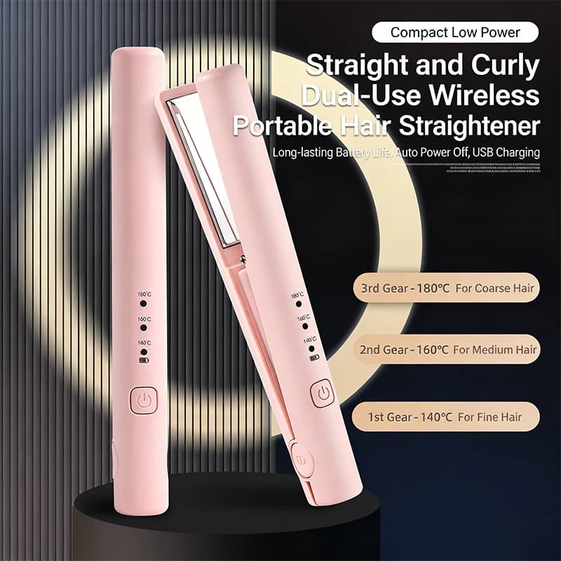 Hairplate, Iron Hairdressers, Brush Rotating Hair, Styling Tymo Tool, Supplies for Beauty Salon, Mini Iron Hairdresser