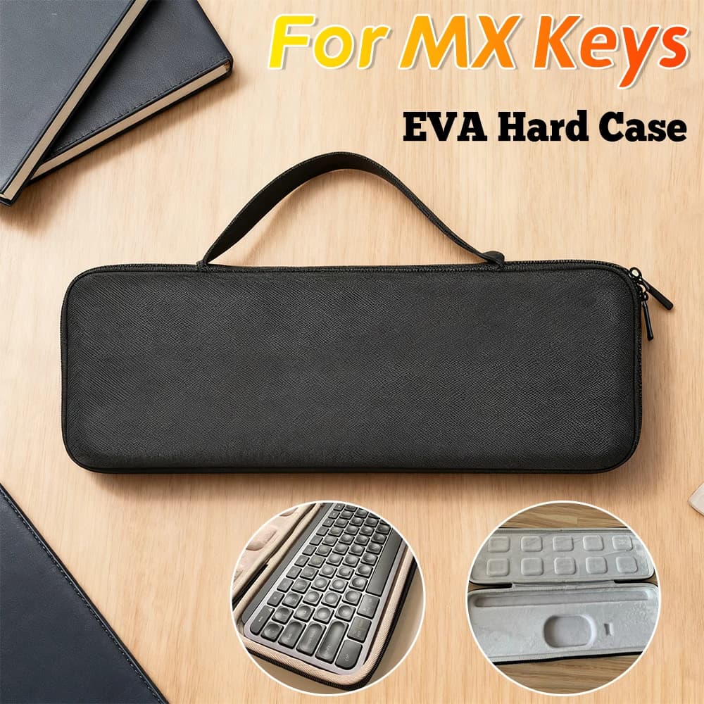 Scatola portaoggetti per tastiera meccanica, custodia portatile impermeabile per tastiera wireless MX Keys, borsa portaoggetti