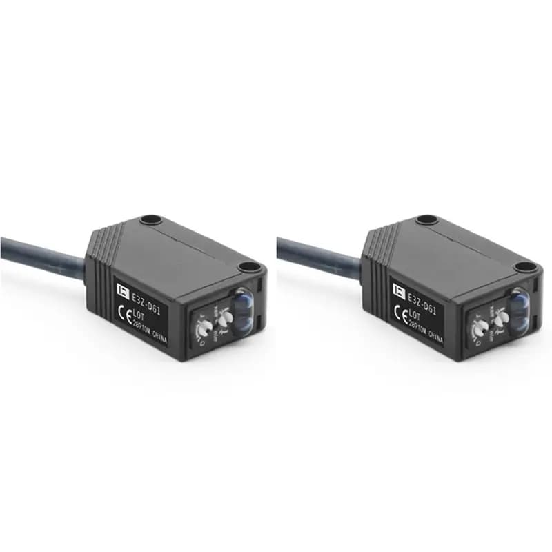 Sensore Fotoelettrico a Riflessione Diffusa Infrarossi FEDI-2X E3Z-D61 DC5-24V con Staffa