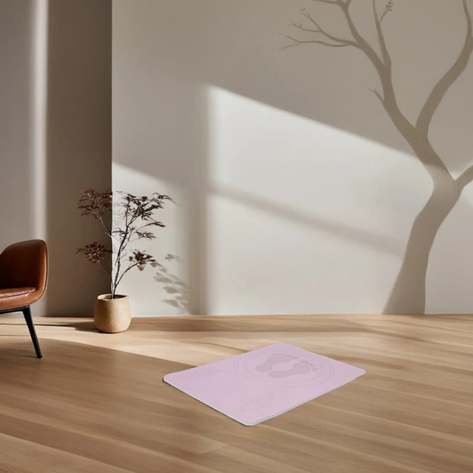 Tappetino per Saltare la Corda per Allenamenti Indoor, Tappetino Spesso in TPE per Esercizi, Assorbimento degli Urti, Antiscivolo, Protezione del Pavimento, Silenzioso, per Palestra
