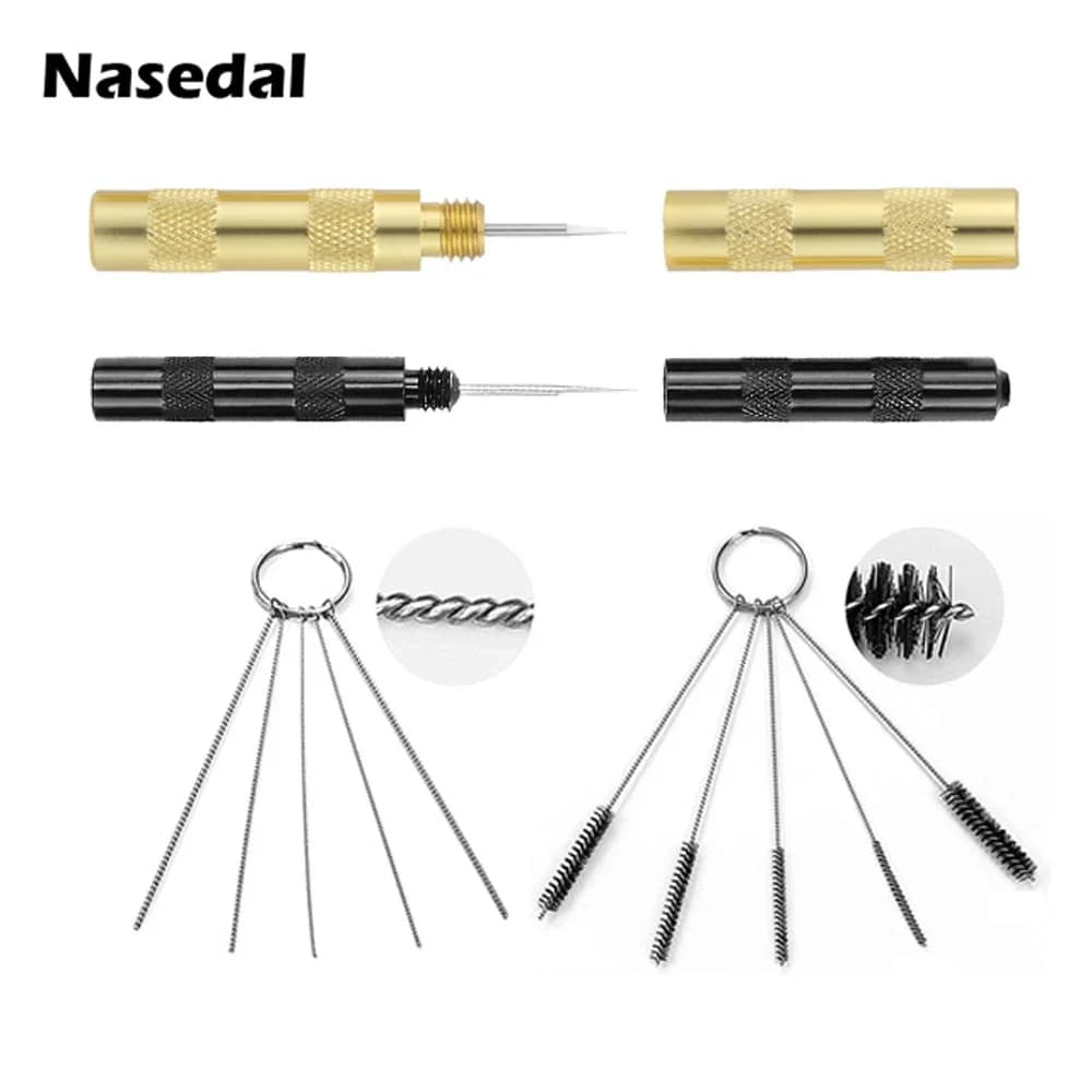 Kit Professionale di Accessori per Aerografo, Set di Strumenti per Pulizia e Riparazione, Kit di Aghi e Spazzole per Aerografo, Attrezzi per Pistola a Spruzzo