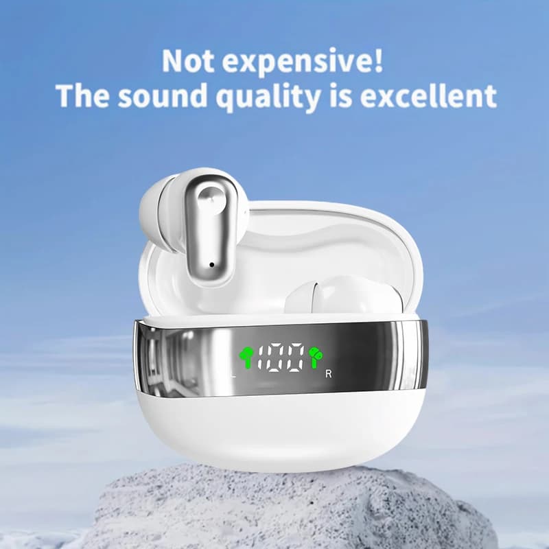 MINI550-Earbuds Sleep Headphones Bluetooth 5.4 Noise Reduction Earbuds TWS Wireless Headsets Sport Stereo Earphones for Phone