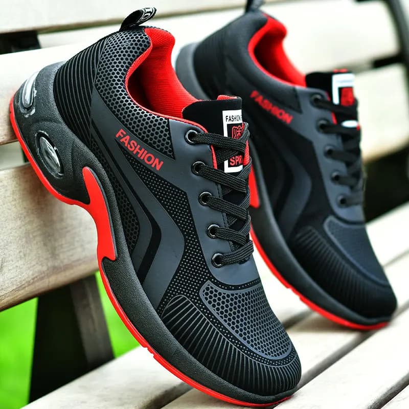 Men's Casual Gymnastics Shoes New Breathable Sports Shoes Men's Spring Shoes Wear Resistant Non-slip Running Shoes Men's Outdoor Shoes