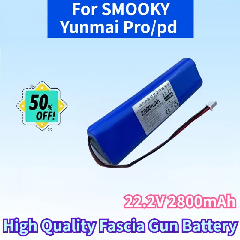 22.2V 2800mAh Battery for SMOOKY Yunmai Pro/PD Massager, Special Battery for Konka Massager, Millet Massage Battery