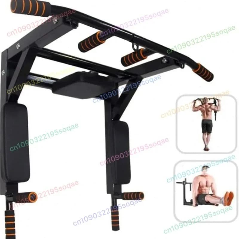 Horizontal Fitness Equipment for Indoor Gym Ceiling Exercises Traction Bar for Wall Mounted Tractions