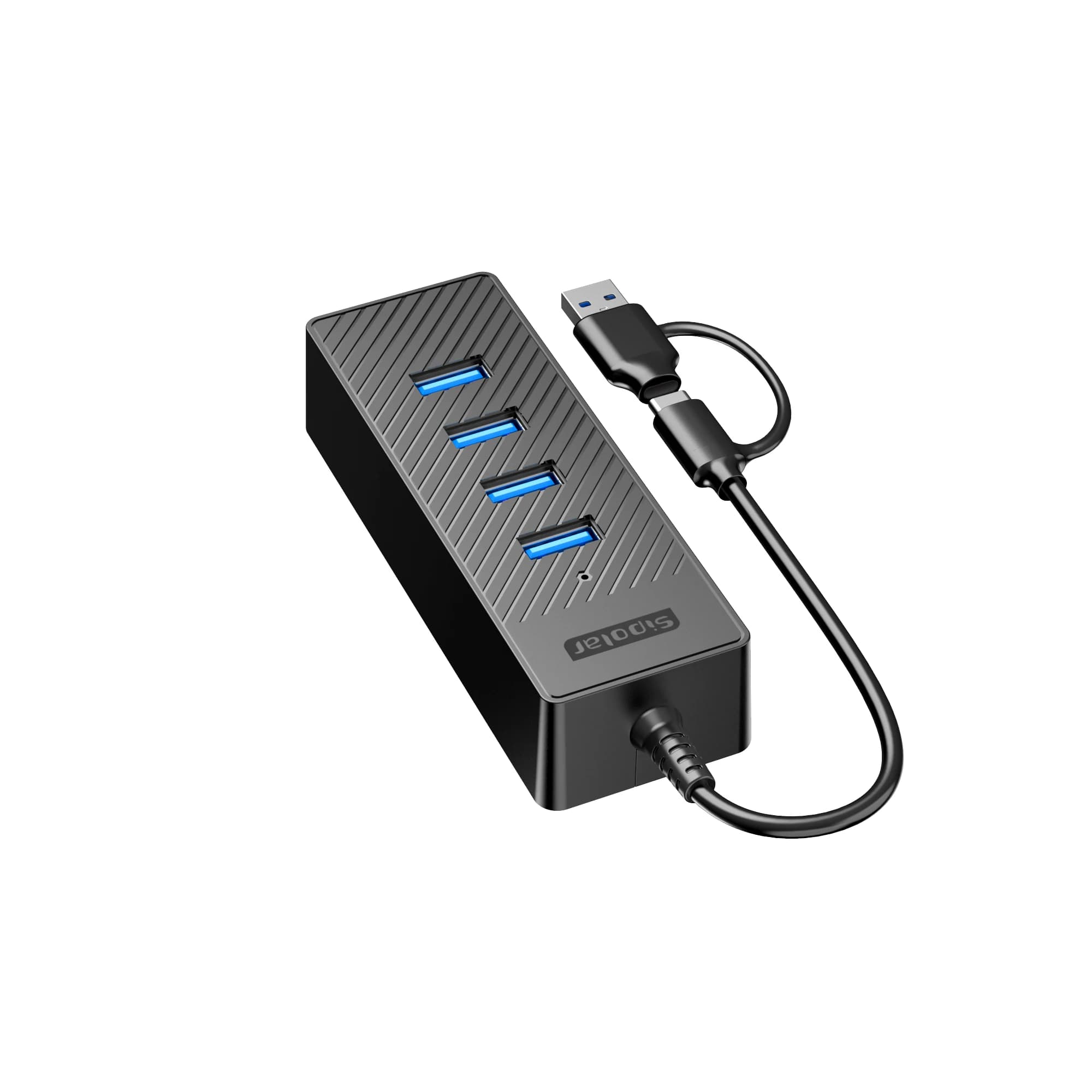 FS-4A30H2 4 Port Usb 3.0 Hub for U Disk Dock Station Usb Hub Wall Charger Docking Hub