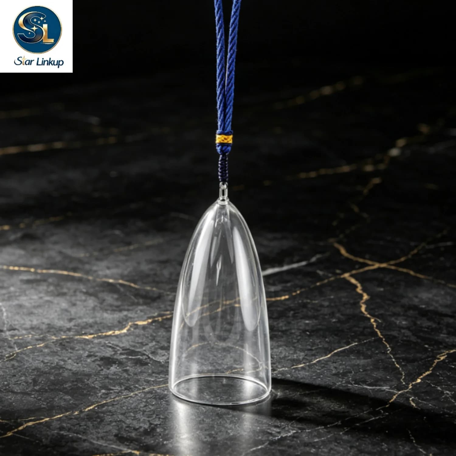 STAR LINKUP 5-6 inch Transparent Crystal Bell Yoga Meditation Clear Crystal Singing Bowl Sound Healing Quartz Bowls Handmade Percussion Instruments