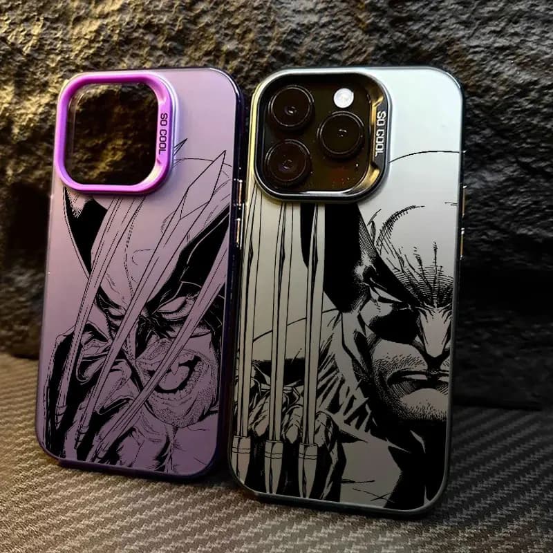Cover per iPhone Marvel Wolverine Art antiurto per iPhone 11 12 13 14 15 16 17 Pro Max 16e 17E 17 Air Plus 13 Mini