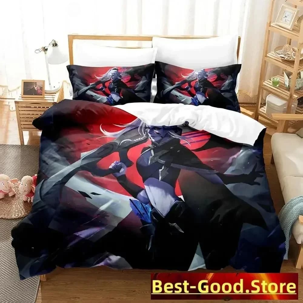 2023 Gioco Dota 2 Set biancheria da letto Set letto stampato con federa Copripiumino morbido singolo matrimoniale Queen Super King Size Camera da letto