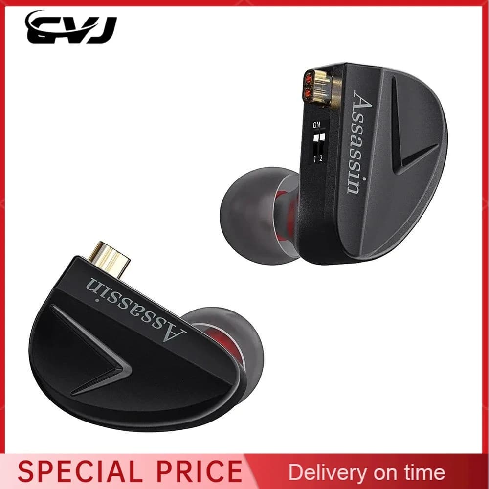 1BA hybrid headphones + 1DD 3D vibrating game headphones for FPS PUBG LOL Apex