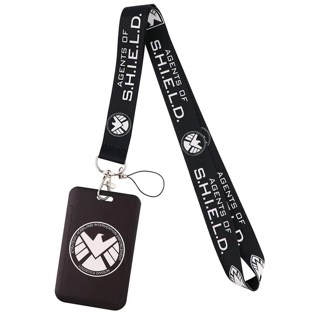 Ransitute R2751 Film Moda Cordini ID Porta badge Bus Pass Custodia Cover Slip Porta carte di credito bancario Porta carte
