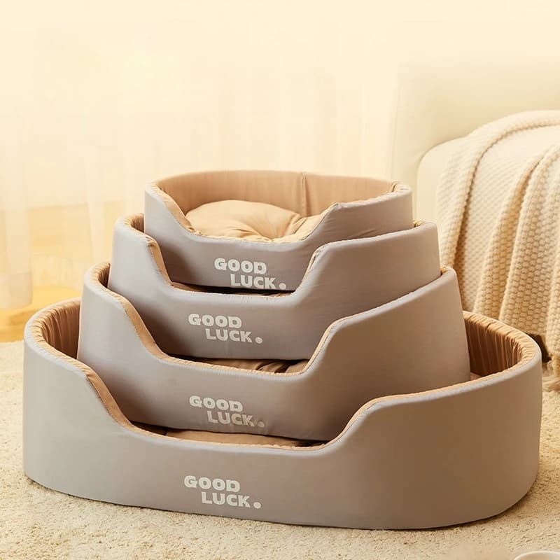 Letti per animali domestici Four Seasons Letti per gatti lavabili a doppia faccia Letti per cani tridimensionali grandi per cani, lettiere per cani di piccola taglia media