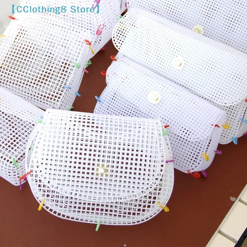 Kit Ausiliario per Tessitura in Rete Plastica, Materiale per Cucito e Tessitura per Borse a Tracolla in Rete Plastica, per Creazioni Fai-da-Te【AliS8】