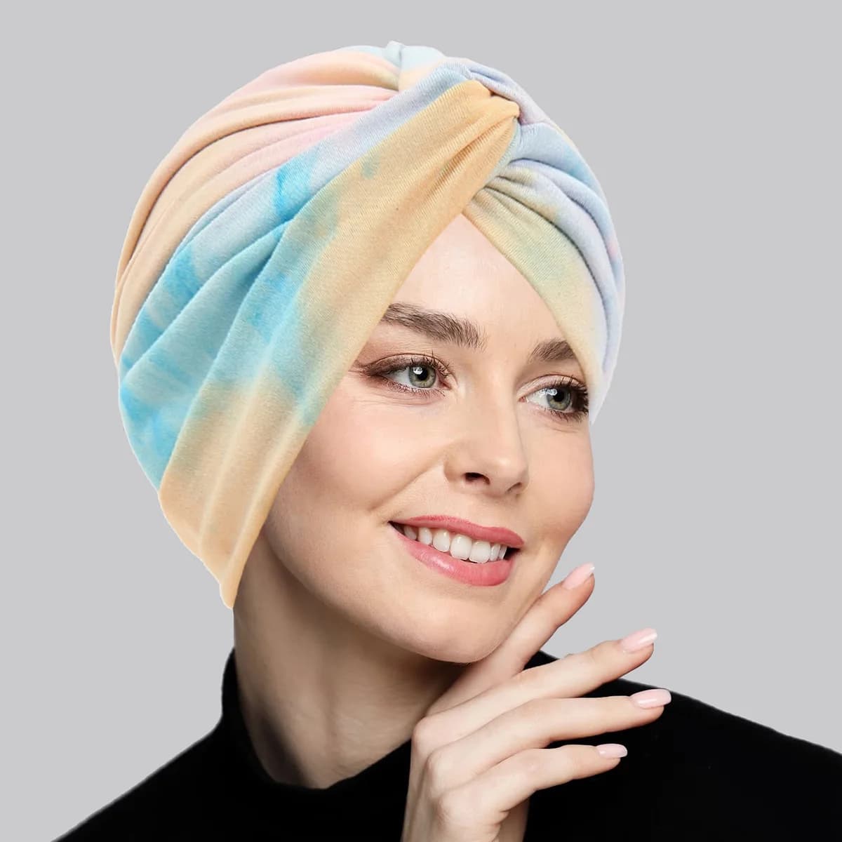 Donne Musulmane Interno Hijab Cappello Berretti Cofano Torsione Annodato Turbante Indiano Foulard Stampato Copricapi Perdita di Capelli Copricapo Chemio Cap