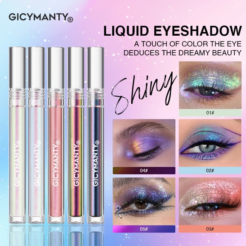 Bright Crystal Liquid Beads Bright Tablets Lying Silkworm Pen One Tear Monochrome eye shadow Liquid Highlight Liquid