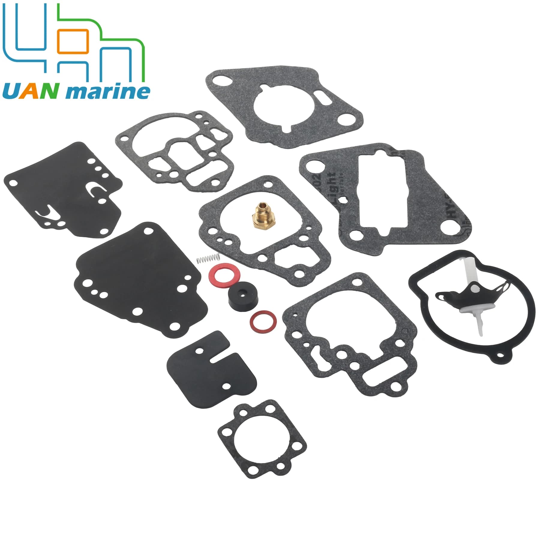 18-7212 Carburetor Repair Kit 1395-97611 1395-9725 Gasket and Diaphragm Kit Replacement for Mercury Mariner 6-25HP 1395-811357