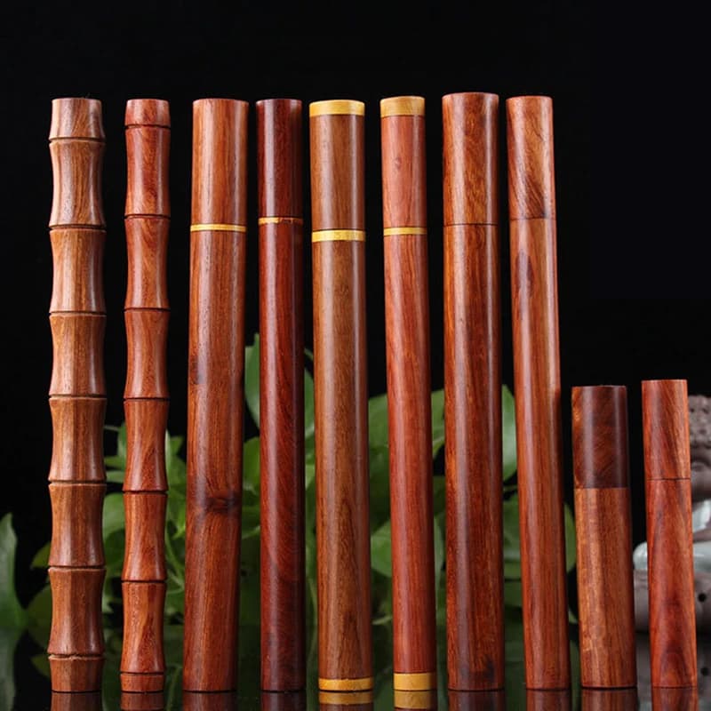 Porta Incenso in Legno Naturale per la Casa - Scatola Contenitore per Bastoncini di Incenso e Fragranze per il Sonno e la Salute