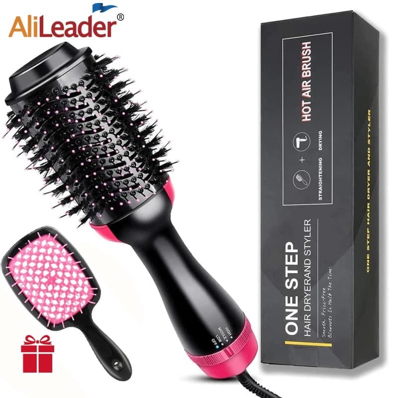 4 in 1 brush for hair dryer volumizing in one step Professional brush for hot air Negative ions Anti-crespo for drying