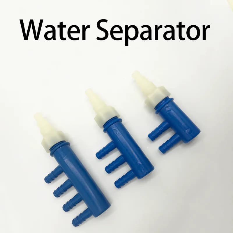 Flusso d'acqua Deviatore Tubo Pagoda Giunto Gas Liquido Irrigazione Giardino Acquario Acquario Pompa di ossigeno separata Plastica Maschio 1 pz