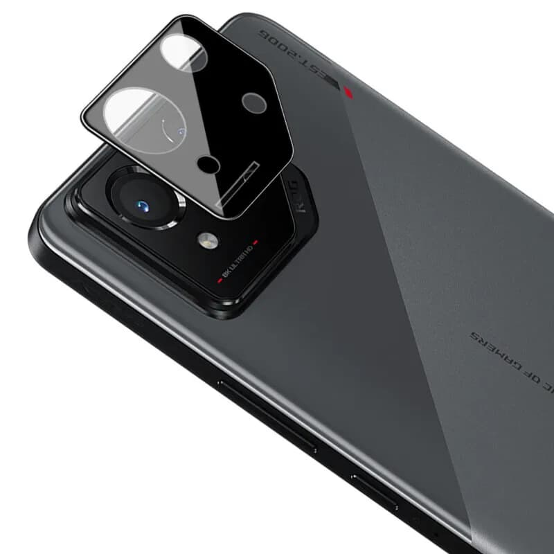 For Asus ROG Phone 8 Pro Eyebrow Cover Camera Goal Tempered Glass For ASUS Rog8 ROG8 8pro Rog8Pro Eyelet Ring