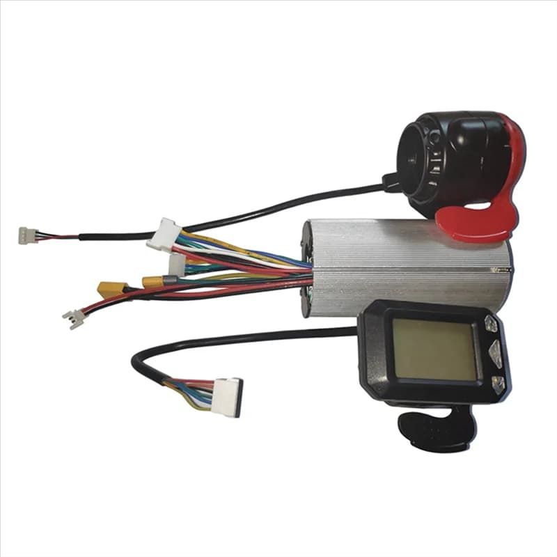B72A Bici per scooter elettrico per controller 36V 350W Display LCD Kit freno Accessori per scooter per bicicletta elettrica in lega