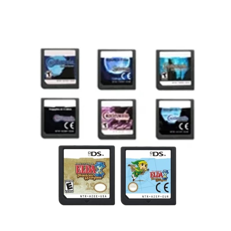 Cartuccia per console di videogiochi DS Game Card Elda Hourglass Dawn of Sorrow Order Ecclesia Portrait of Ruin USA/EUR per NDS/3DS/2DS