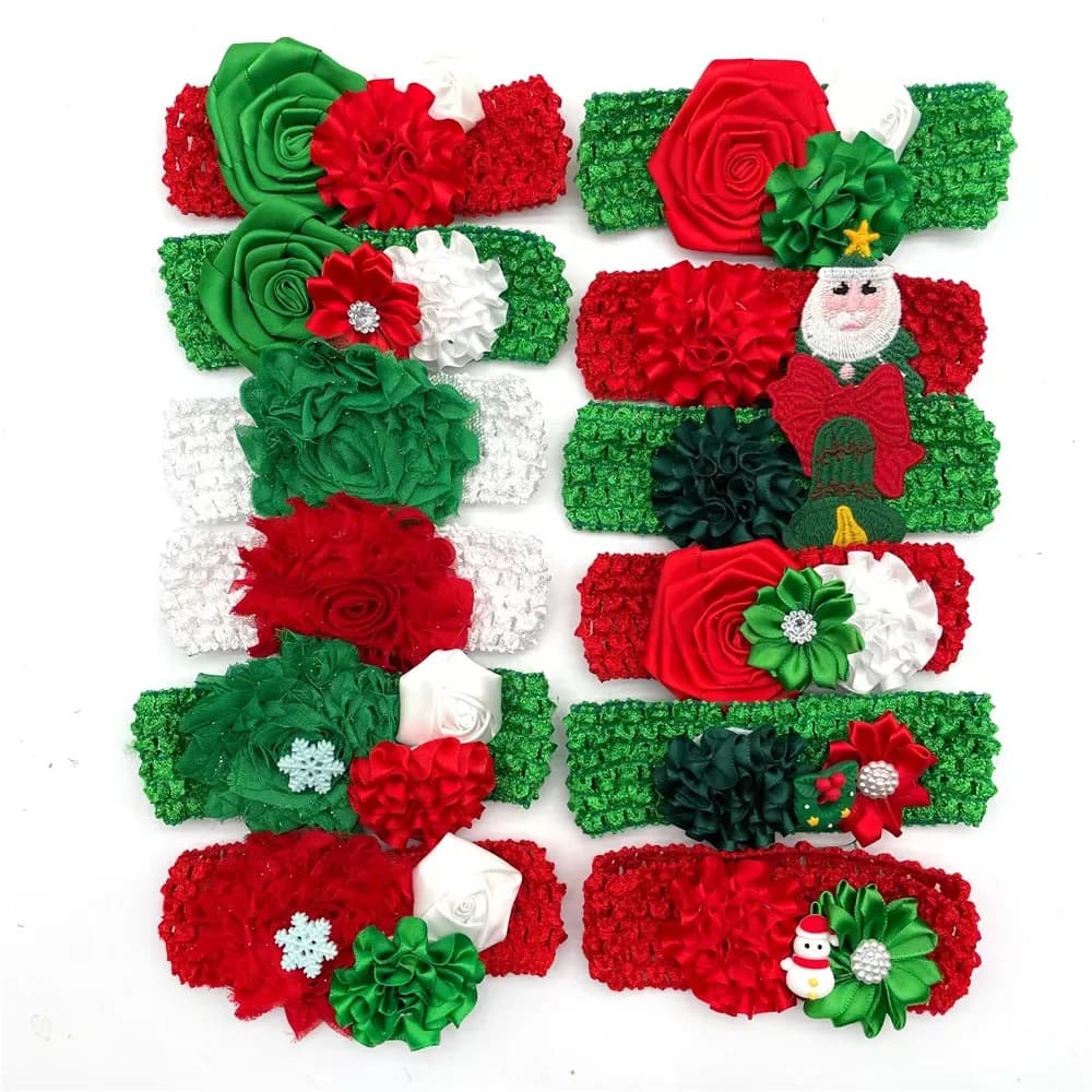 30/50 Pcs Pet Dog Bow Tie Christmas Pet Accessories for Small Middle Dogs with Elastic Band Dog Neckties Xmas Grooming Product