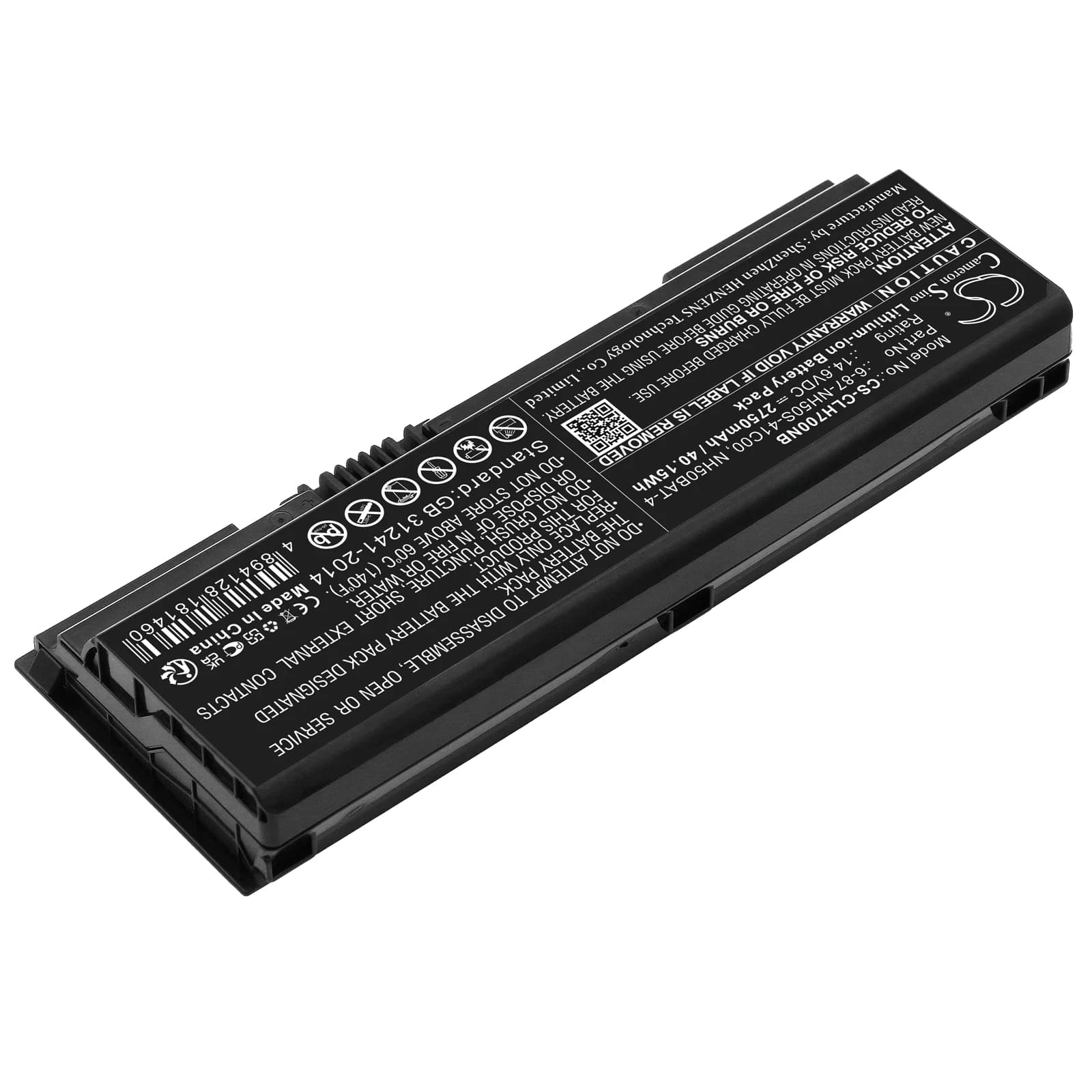 Replacement 14.6V 2750mAh Laptop Battery for Shinelon T3TI T3 Pro, For Systemax System76 Gazelle(gaze14), For Gigabyte A7 X1