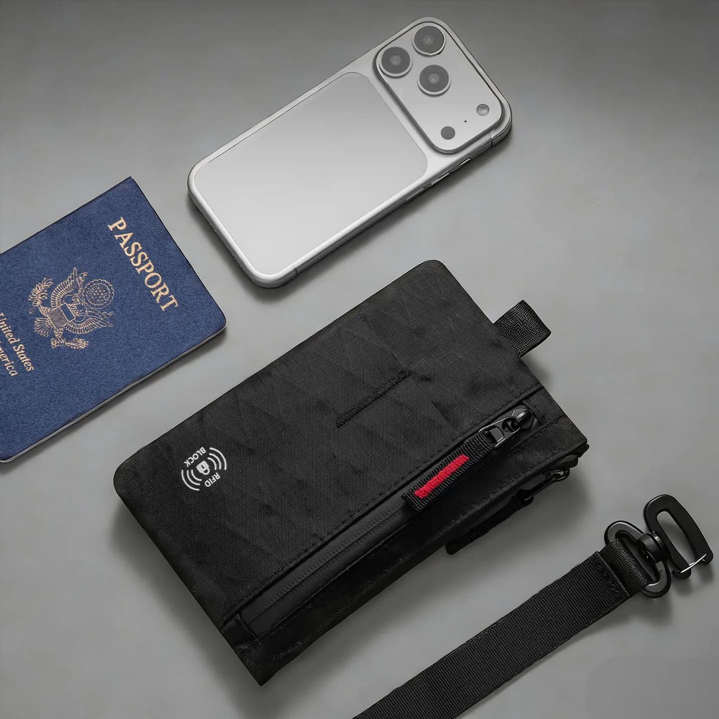 RFID Anti-theft XPAC Travel Wallet |Pochette Waterproof by Dust for Phone and Passport