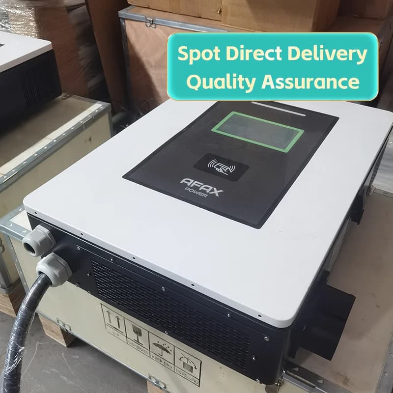 AFAX CCS2/GBT 30kw 40kw Solar Wall Smart Charger DC with Online Payment System