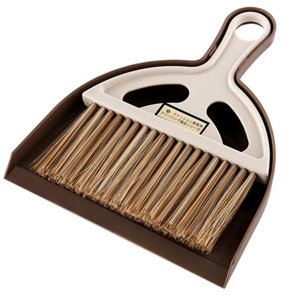 Mini Dustpan Brush Set Plastic Compact Design for Car Dashboard Keyboard Laptop Desktop Cleaning Tool Mini Brush