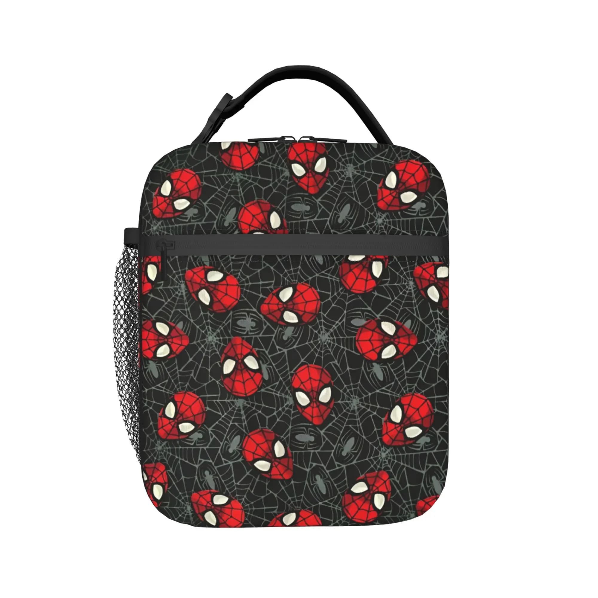 Spiders Mans Insulated Lunch Bags Cooler Bag Reusable,Lunch Container Large Tote Lunch Box Food Bag Office Outdoor