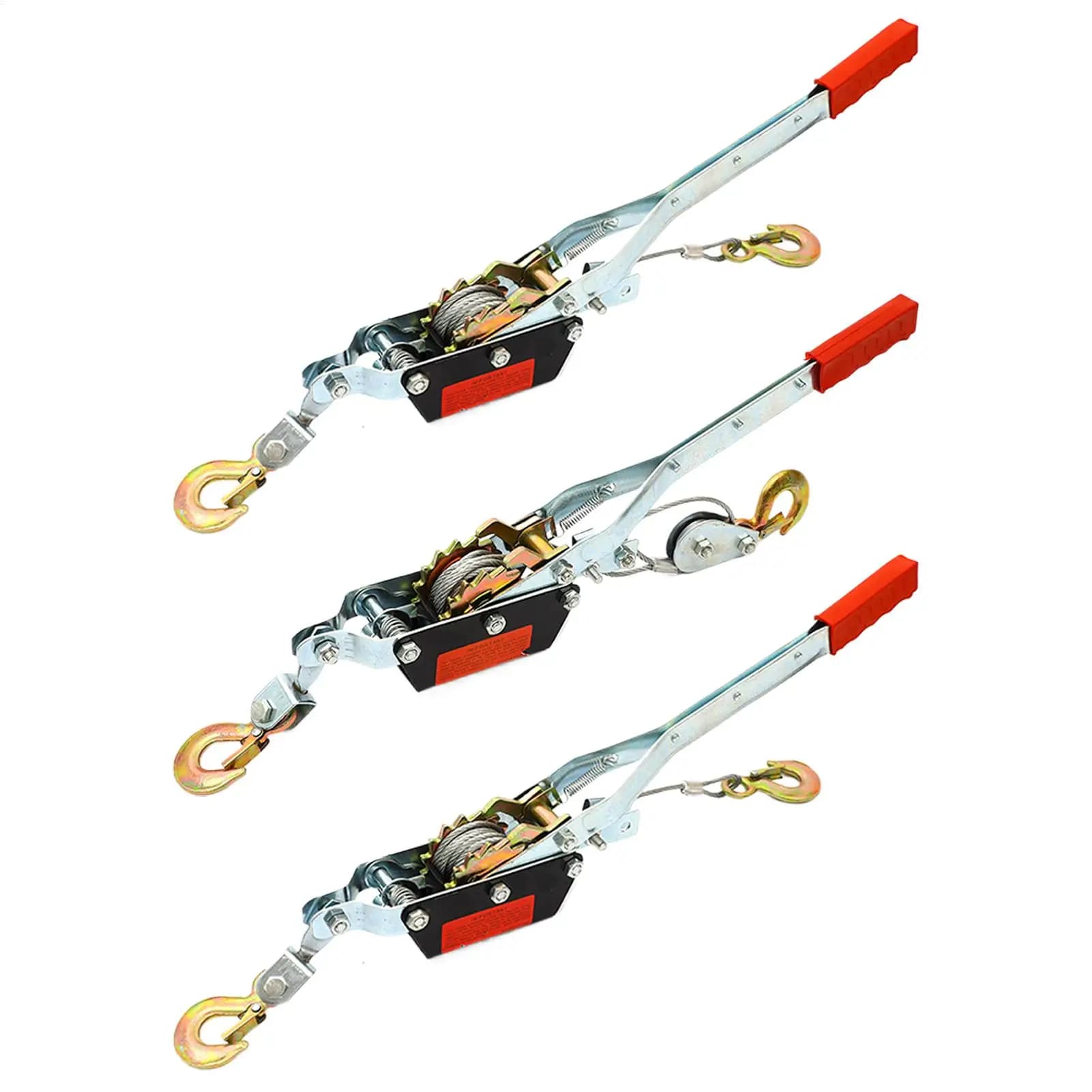 Metal 1/2/4T Funnel Manual Tensioner, Double Hook Tension Instrument, Lifting Tool, Metallic Funnel Tensioner, Heavy Duty Bearing