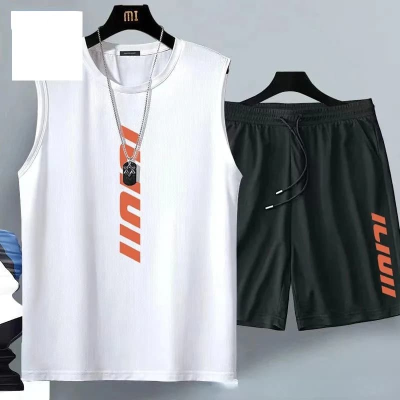 Abbigliamento estivo da uomo, abbigliamento casual da basket, abbigliamento sportivo da strada