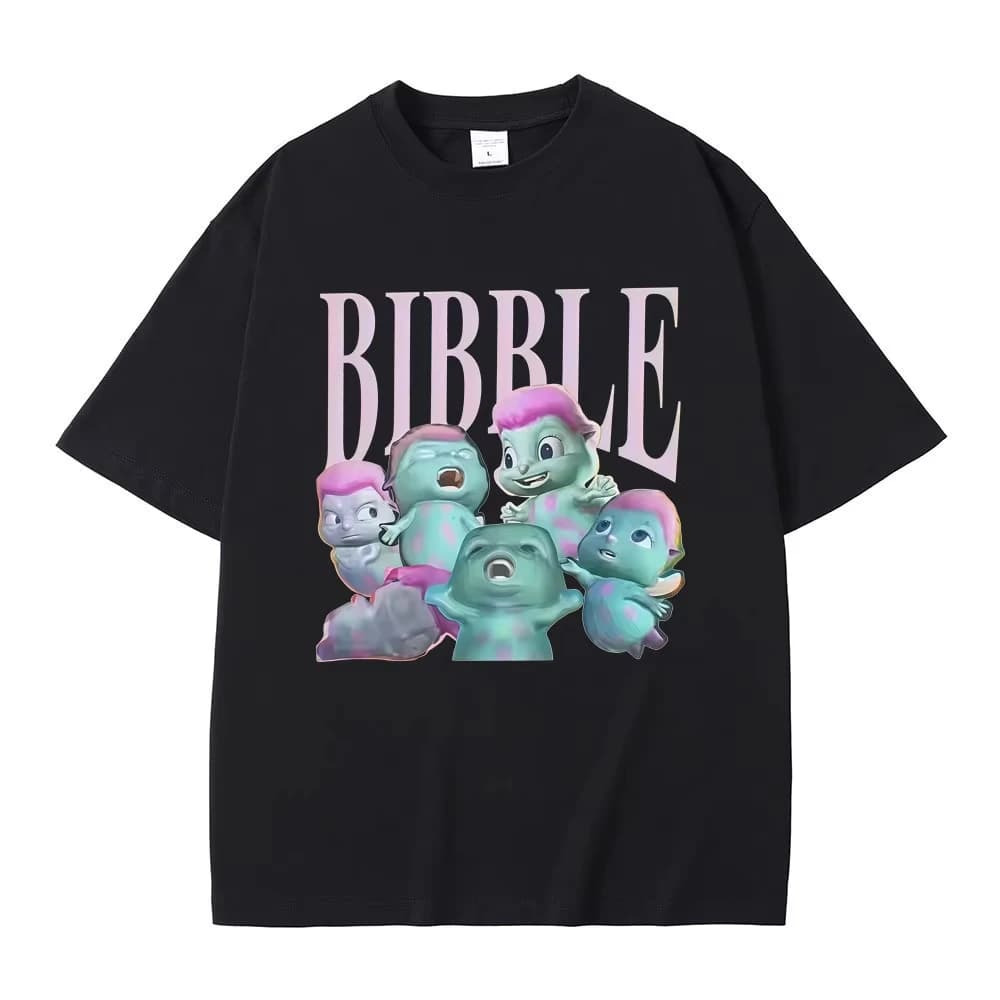 Funny Bibble Graphic T Shirts Men Women Casual Humor Short Sleeve T-shirt Oversized Streetwear Women Pure Cotton Tops T-shirts
